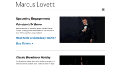 Desktop Screenshot of marcuslovett.com