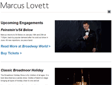 Tablet Screenshot of marcuslovett.com